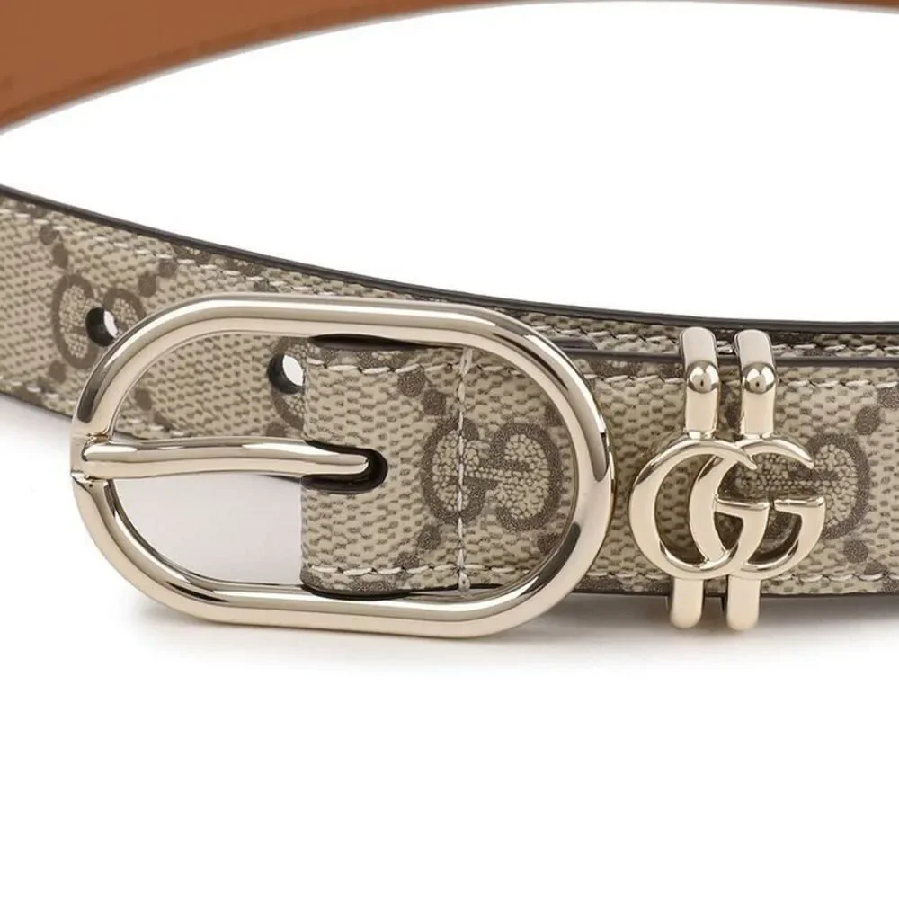 Oval Buckle Gg Belt